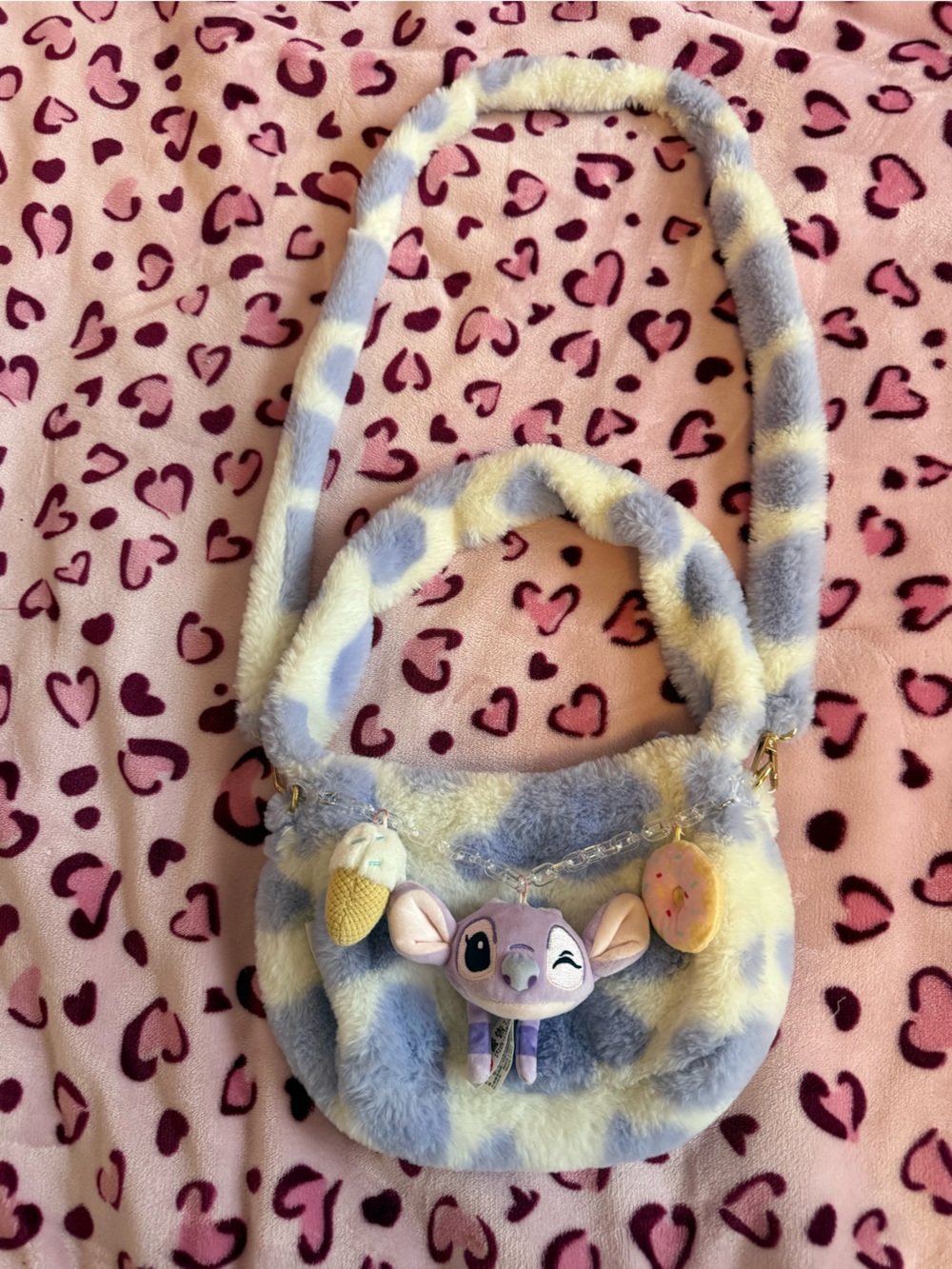 Disney Angel Lilo & Stitch Plush Purse